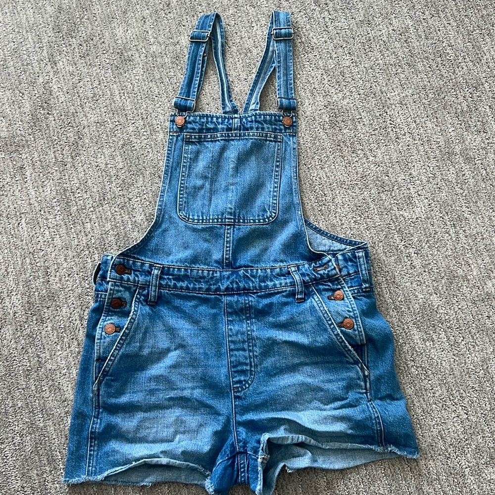 Madewell Denim Overalls Size Medium